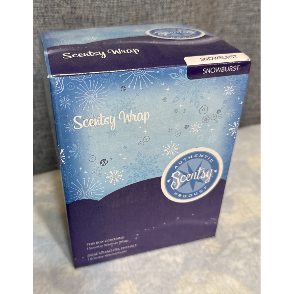 NEW Scentsy SNOWBURST Holiday Red Full Size Wax Warmer WRAP ONLY